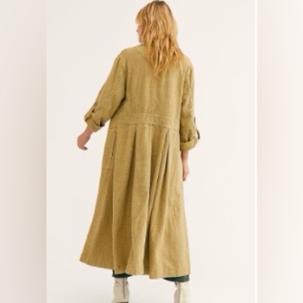 Free People Rainz Duster marsh green XS - Picture 3 of 16